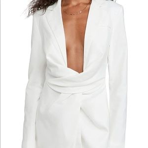 White blazer dress